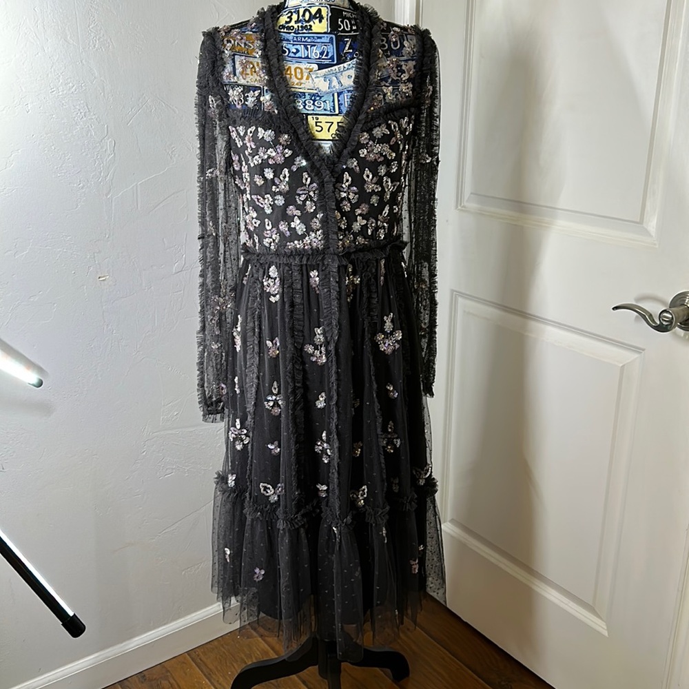 Needle and thread Penelope shimmer tulle dress us size 10